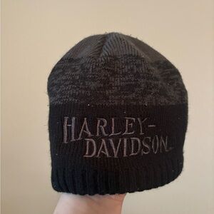 Harley-Davidson Charcoal and Black Knit Beanie